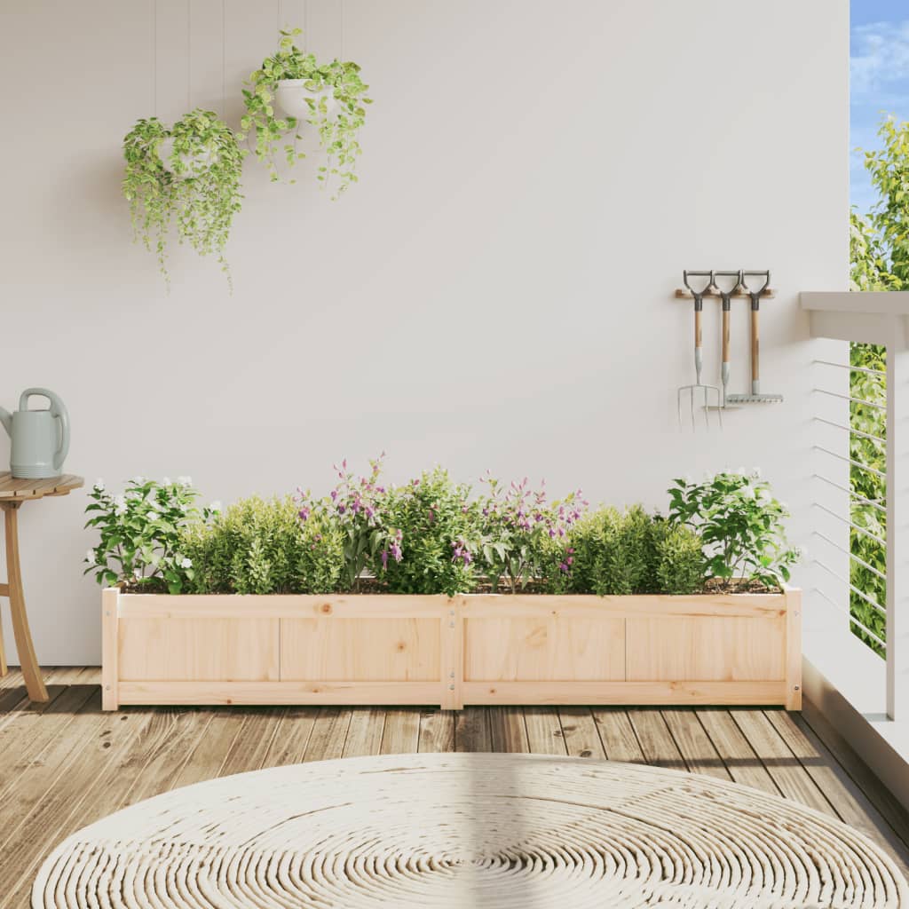Sodo lovelis, 180x31x31cm, pušies medienos masyvas Sodo lovelis, 180x31x31cm, pušies medienos masyvas - Image 3