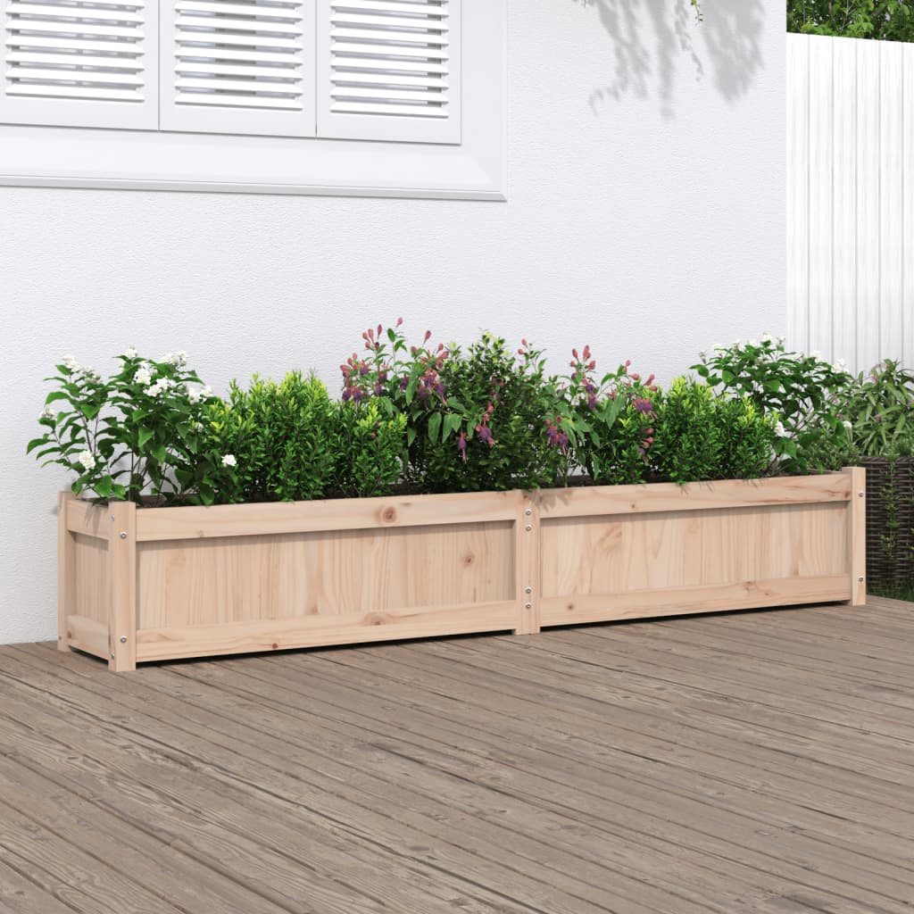Sodo lovelis, 180x31x31cm, pušies medienos masyvas Sodo lovelis, 180x31x31cm, pušies medienos masyvas - Image 2