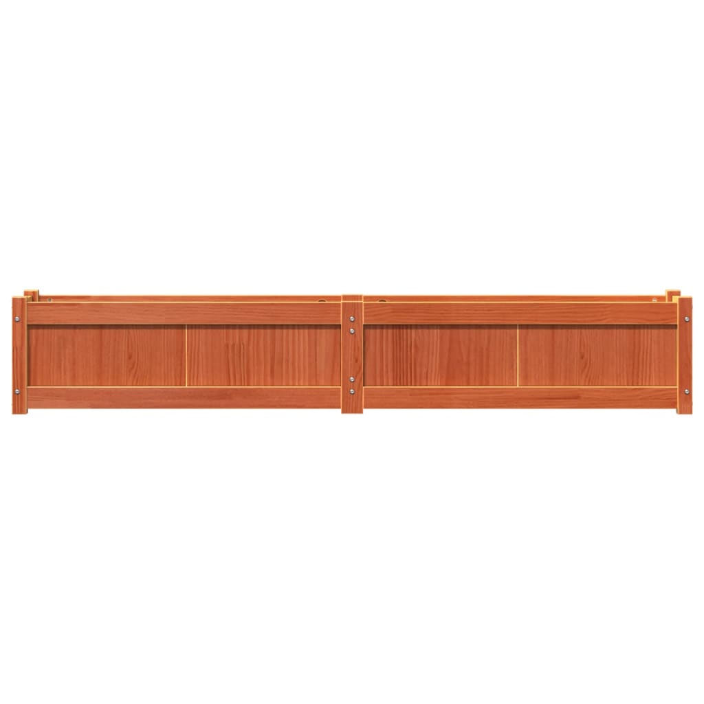 Sodo lovelis, vaško rudas, 180x31x31cm, pušies medienos masyvas Sodo lovelis, vaško rudas, 180x31x31cm, pušies medienos masyvas - Image 5