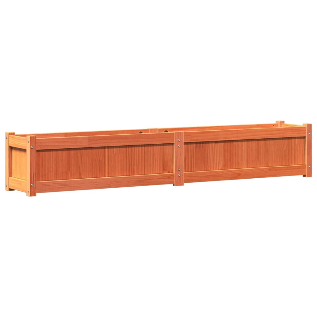Sodo lovelis, vaško rudas, 180x31x31cm, pušies medienos masyvas Sodo lovelis, vaško rudas, 180x31x31cm, pušies medienos masyvas - Image 7