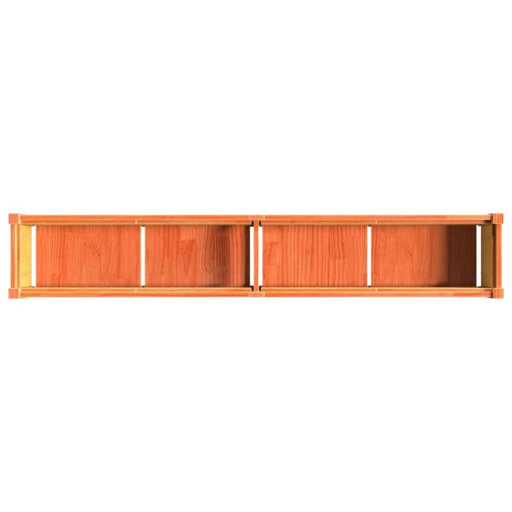 Sodo lovelis, vaško rudas, 180x31x31cm, pušies medienos masyvas Sodo lovelis, vaško rudas, 180x31x31cm, pušies medienos masyvas - Image 8
