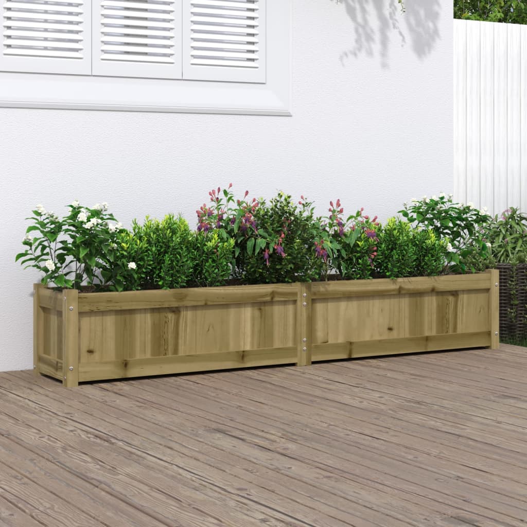Sodo lovelis, 180x31x31cm, impregnuota pušies mediena Sodo lovelis, 180x31x31cm, impregnuota pušies mediena - Image 2