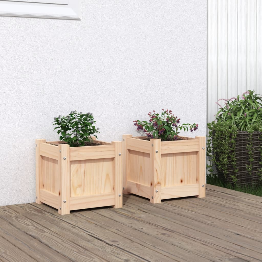 Sodo loveliai, 2vnt., pušies medienos masyvas Sodo loveliai, 2vnt., pušies medienos masyvas - Image 2