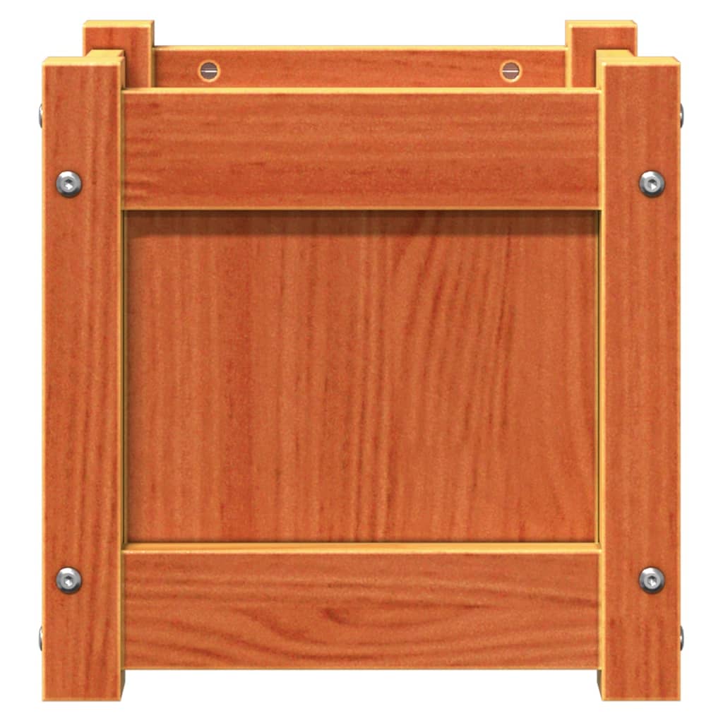 Sodo lovelis, vaško rudas, 31x31x31cm, pušies medienos masyvas Sodo lovelis, vaško rudas, 31x31x31cm, pušies medienos masyvas - Image 5