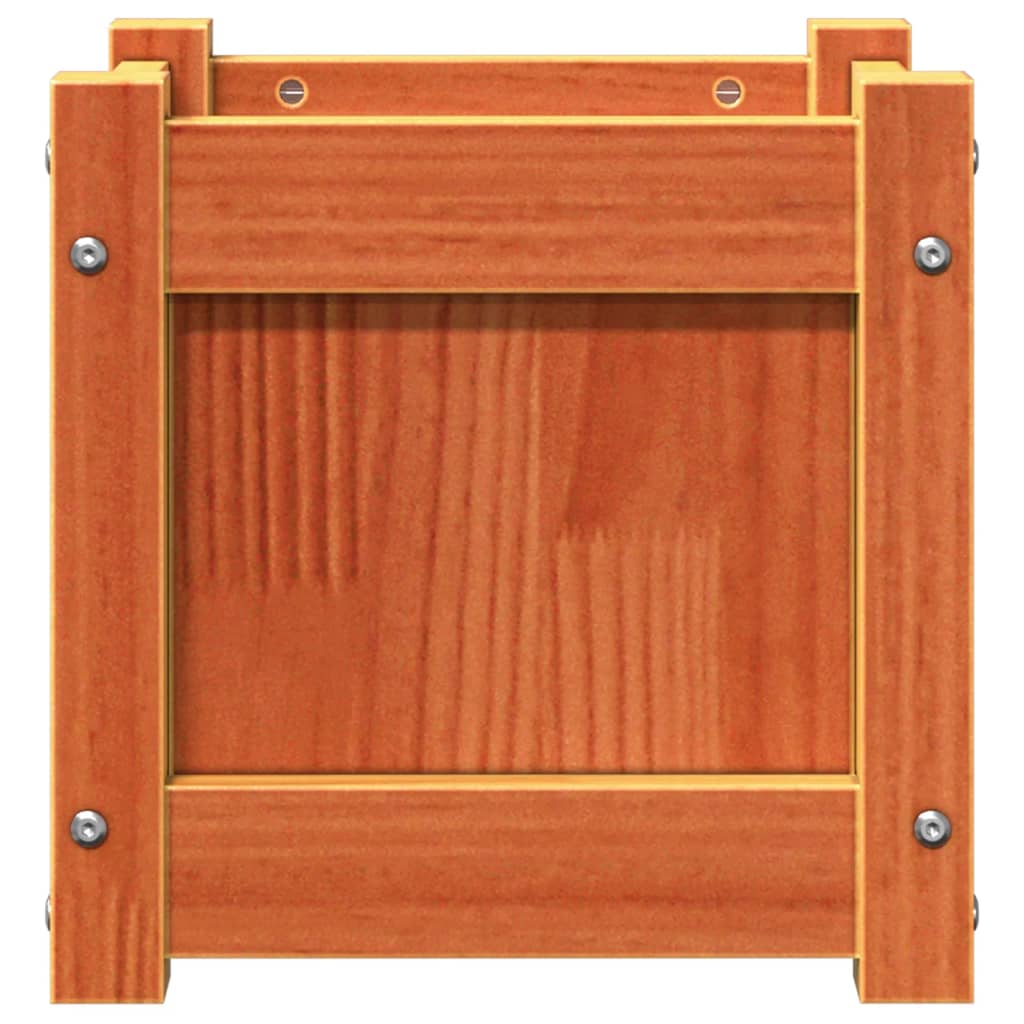 Sodo lovelis, vaško rudas, 31x31x31cm, pušies medienos masyvas Sodo lovelis, vaško rudas, 31x31x31cm, pušies medienos masyvas - Image 6