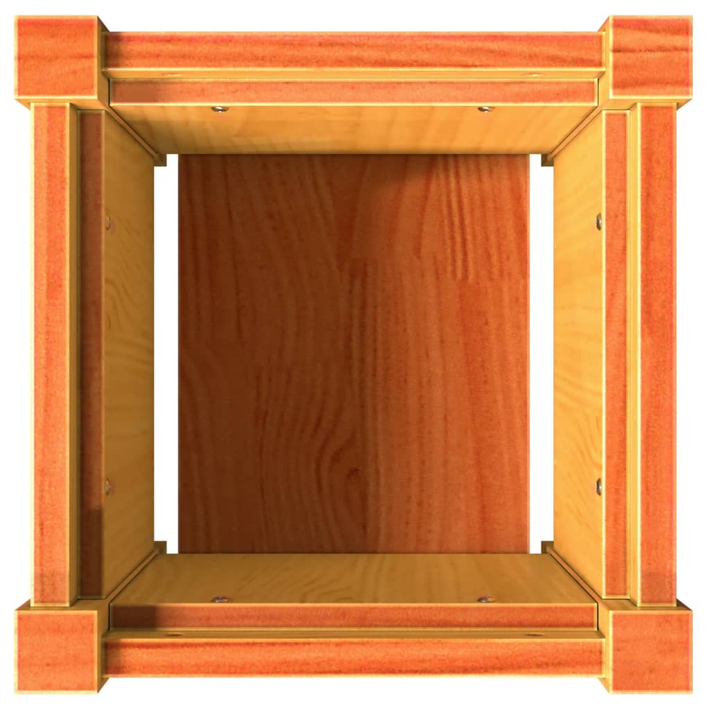 Sodo lovelis, vaško rudas, 31x31x31cm, pušies medienos masyvas Sodo lovelis, vaško rudas, 31x31x31cm, pušies medienos masyvas - Image 8