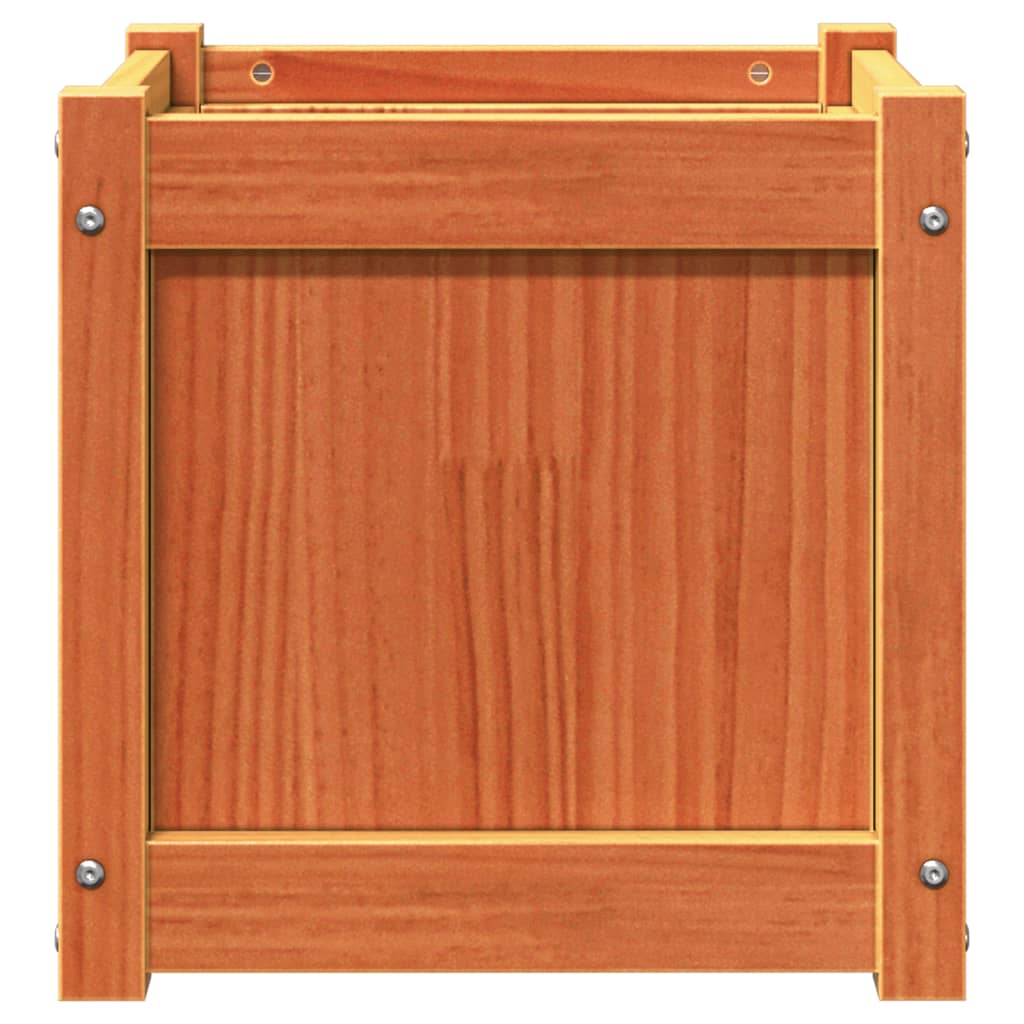 Sodo lovelis, vaško rudas, 40x40x40cm, pušies medienos masyvas Sodo lovelis, vaško rudas, 40x40x40cm, pušies medienos masyvas - Image 6