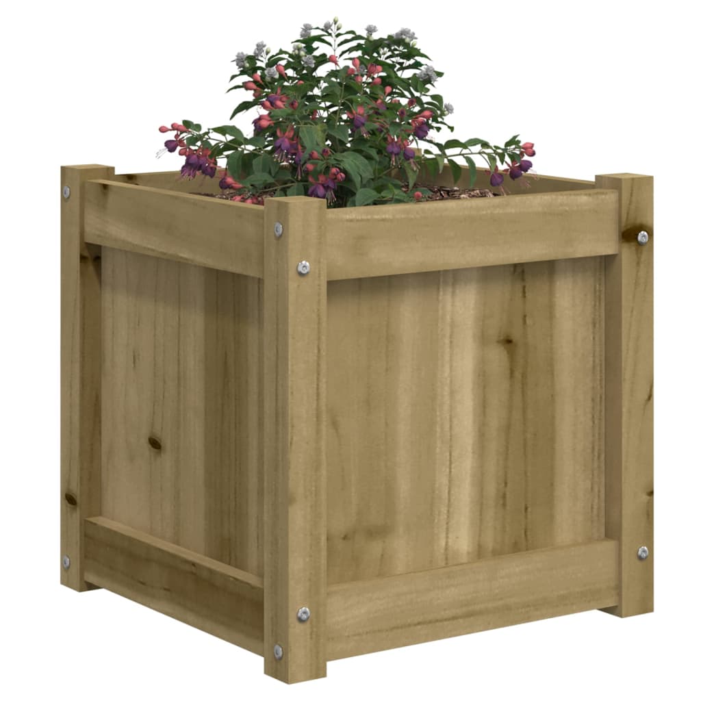Sodo lovelis, 40x40x40 cm, impregnuota pušies mediena Sodo lovelis, 40x40x40 cm, impregnuota pušies mediena - Image 4
