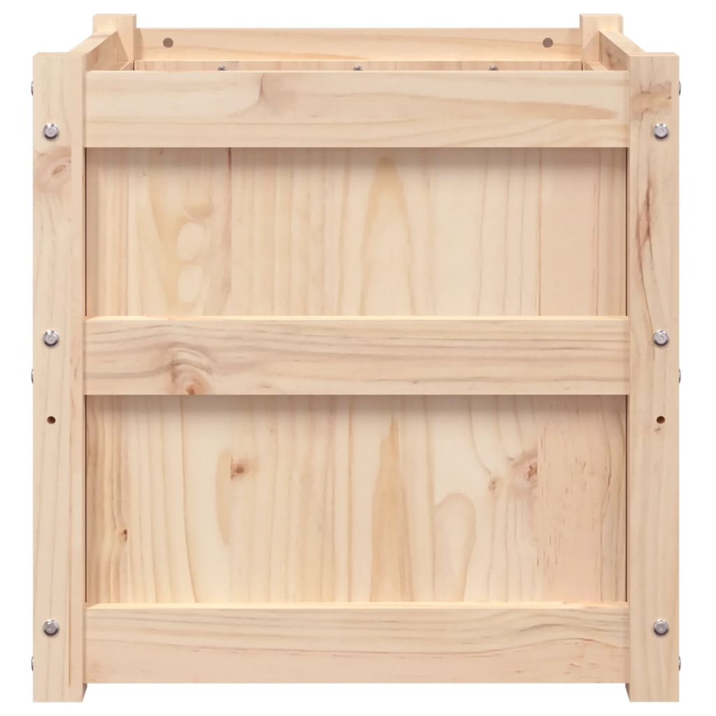 Sodo lovelis, 50x50x50 cm, pušies medienos masyvas Sodo lovelis, 50x50x50 cm, pušies medienos masyvas - Image 5