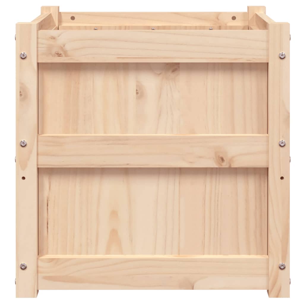 Sodo lovelis, 50x50x50 cm, pušies medienos masyvas Sodo lovelis, 50x50x50 cm, pušies medienos masyvas - Image 6