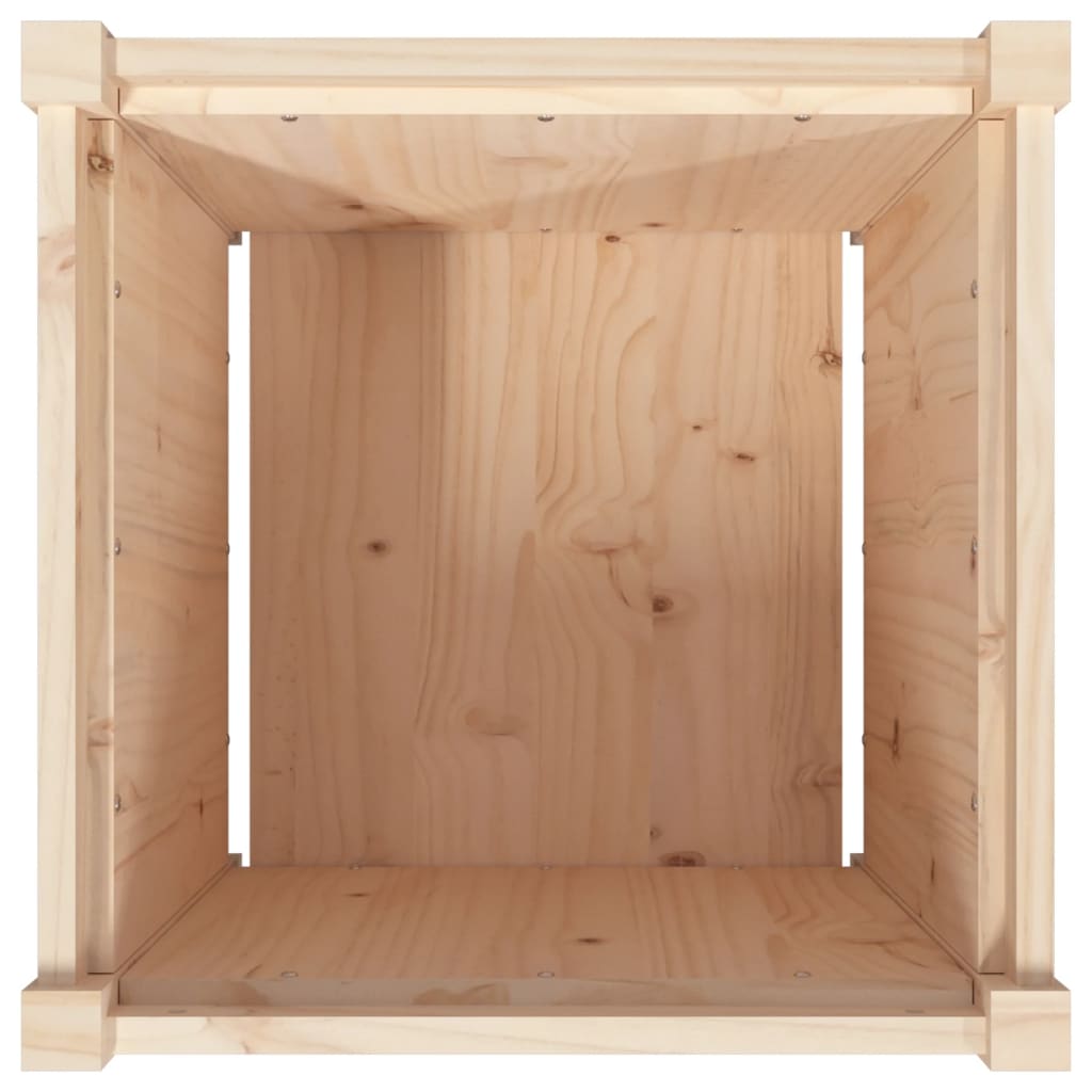 Sodo lovelis, 50x50x50 cm, pušies medienos masyvas Sodo lovelis, 50x50x50 cm, pušies medienos masyvas - Image 8