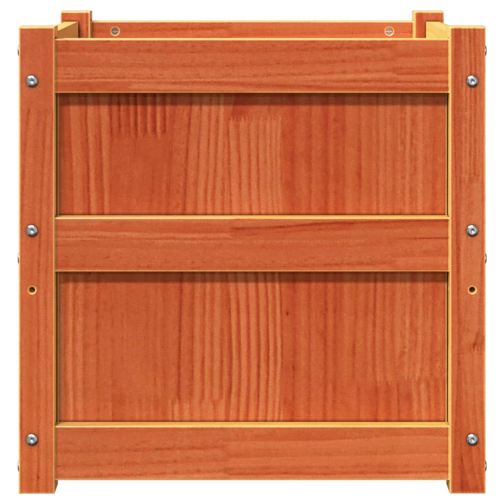Sodo lovelis, vaško rudas, 50x50x50cm, pušies medienos masyvas Sodo lovelis, vaško rudas, 50x50x50cm, pušies medienos masyvas - Image 6