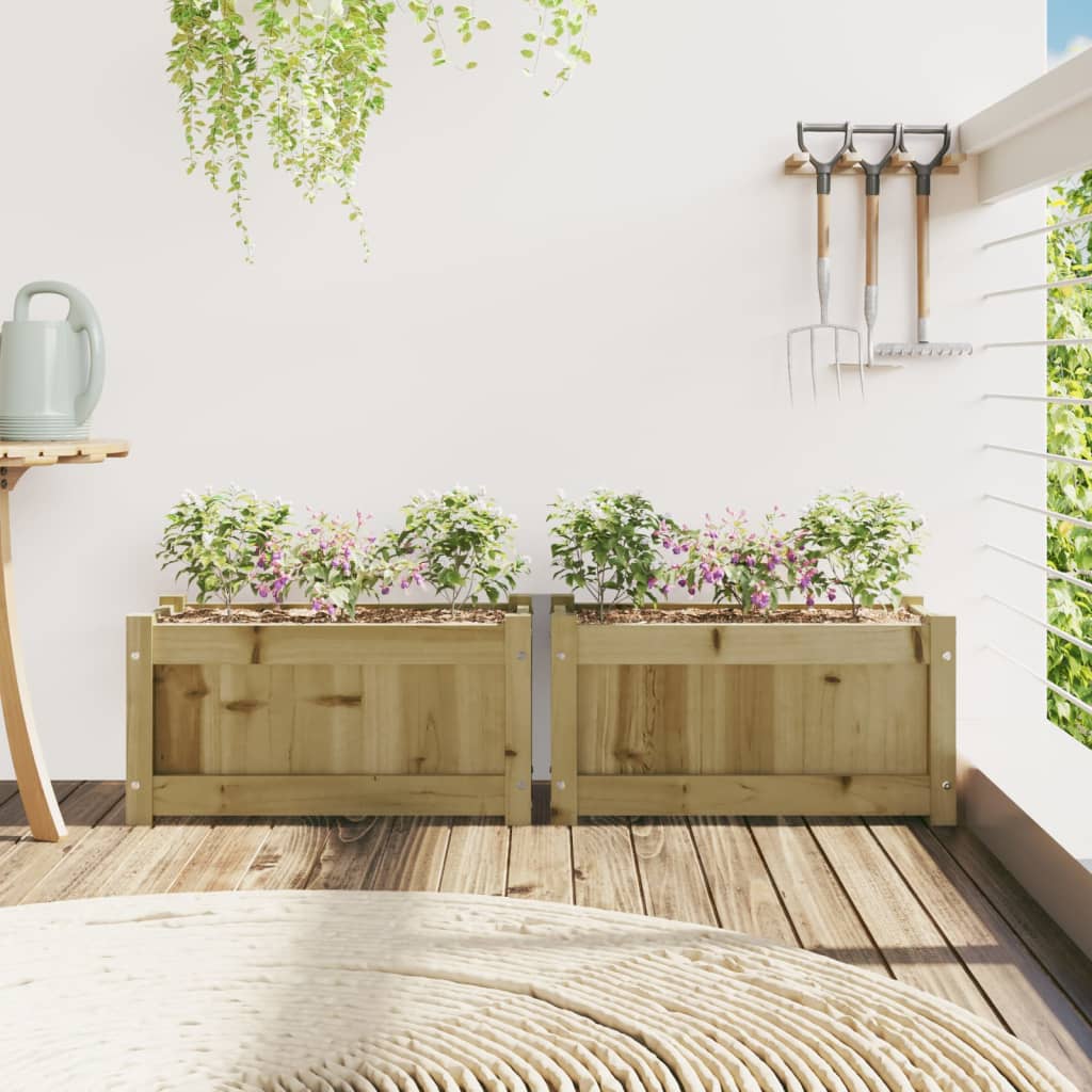 Sodo loveliai, 2vnt., impregnuota pušies mediena Sodo loveliai, 2vnt., impregnuota pušies mediena - Image 3