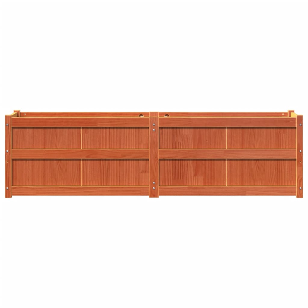 Sodo lovelis, vaško rudas, 180x50x50cm, pušies medienos masyvas Sodo lovelis, vaško rudas, 180x50x50cm, pušies medienos masyvas - Image 5