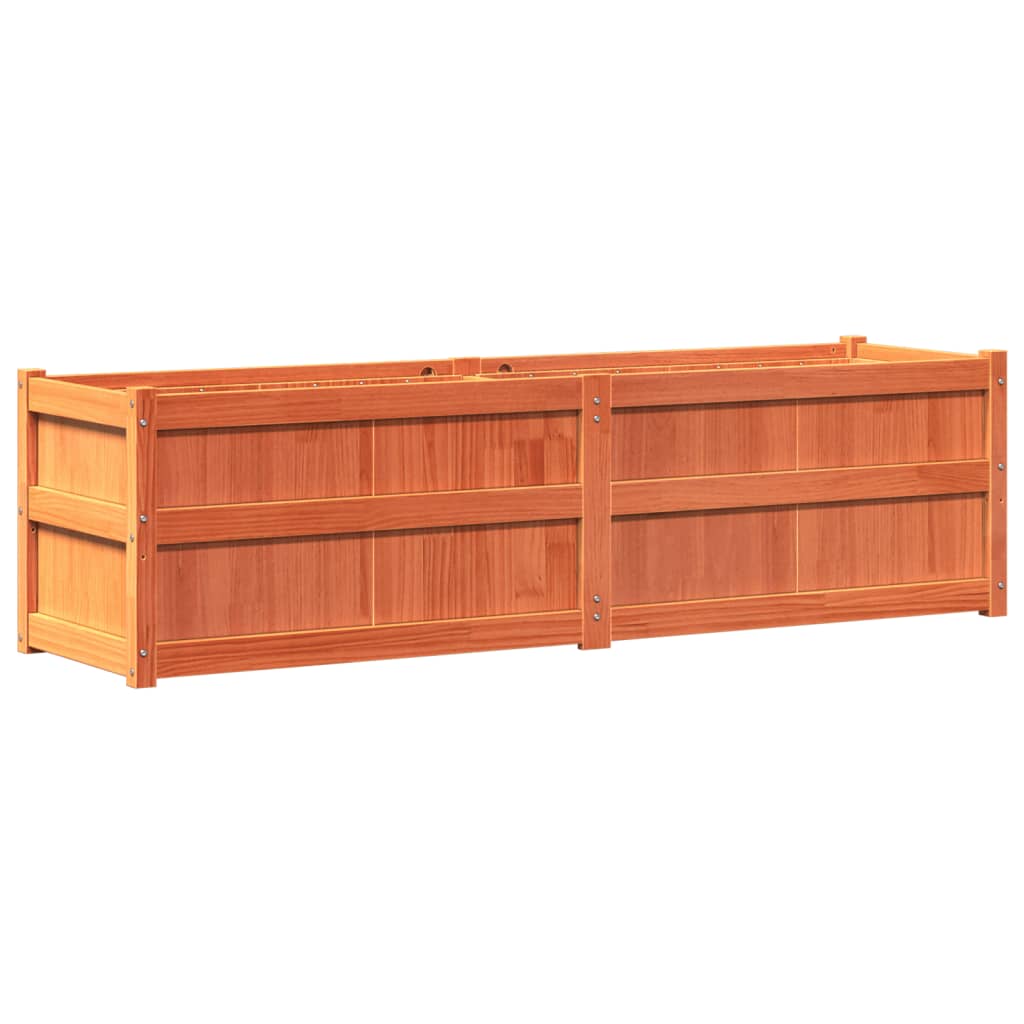 Sodo lovelis, vaško rudas, 180x50x50cm, pušies medienos masyvas Sodo lovelis, vaško rudas, 180x50x50cm, pušies medienos masyvas - Image 7