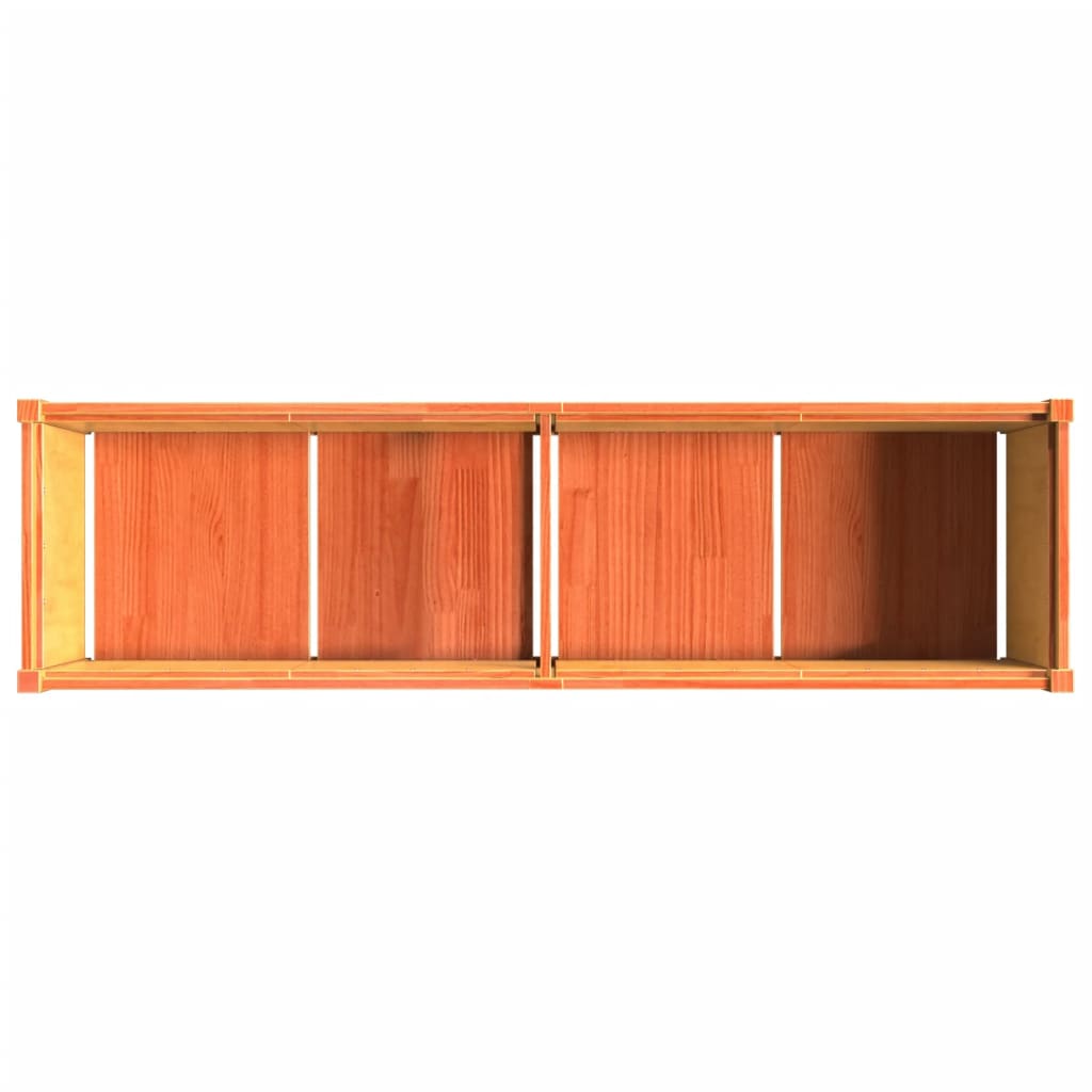 Sodo lovelis, vaško rudas, 180x50x50cm, pušies medienos masyvas Sodo lovelis, vaško rudas, 180x50x50cm, pušies medienos masyvas - Image 8
