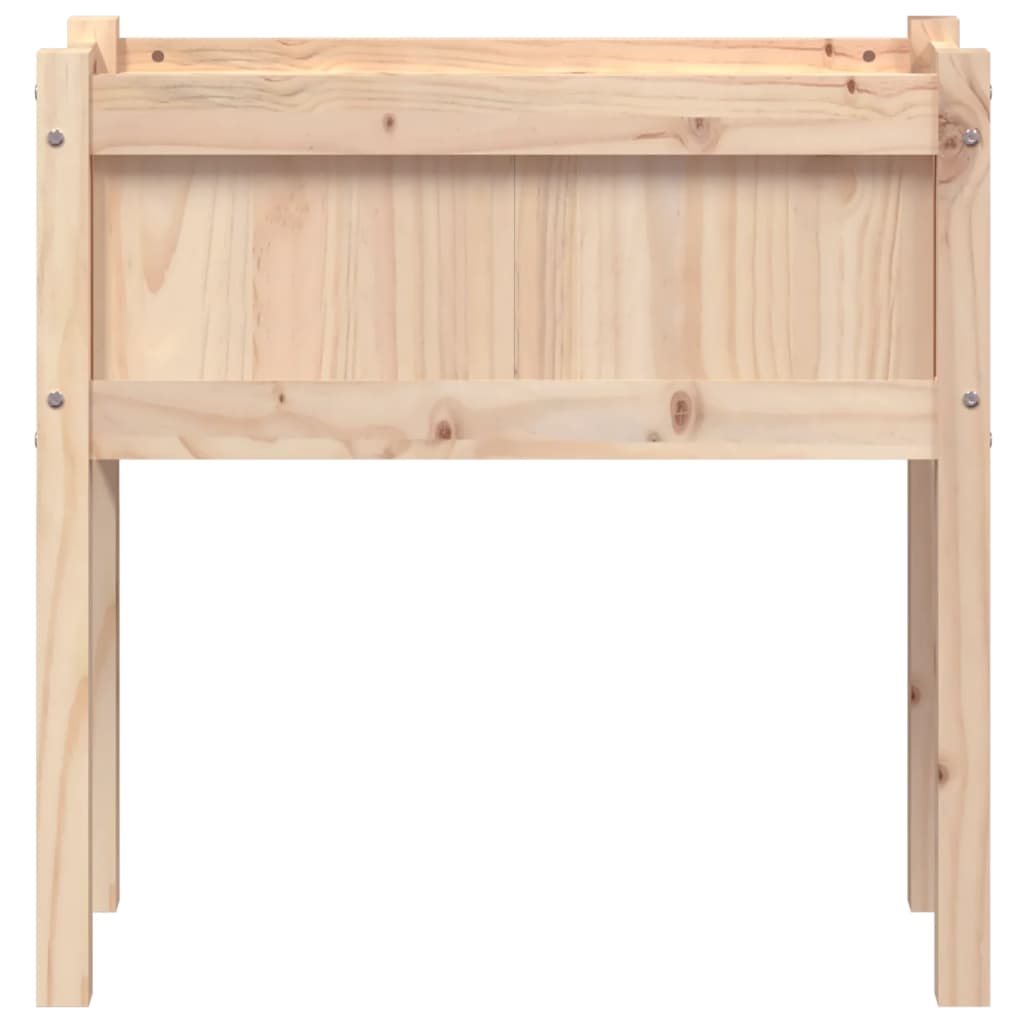 Sodo lovelis su kojelėmis, 70x31x70cm, pušies medienos masyvas Sodo lovelis su kojelėmis, 70x31x70cm, pušies medienos masyvas - Image 5