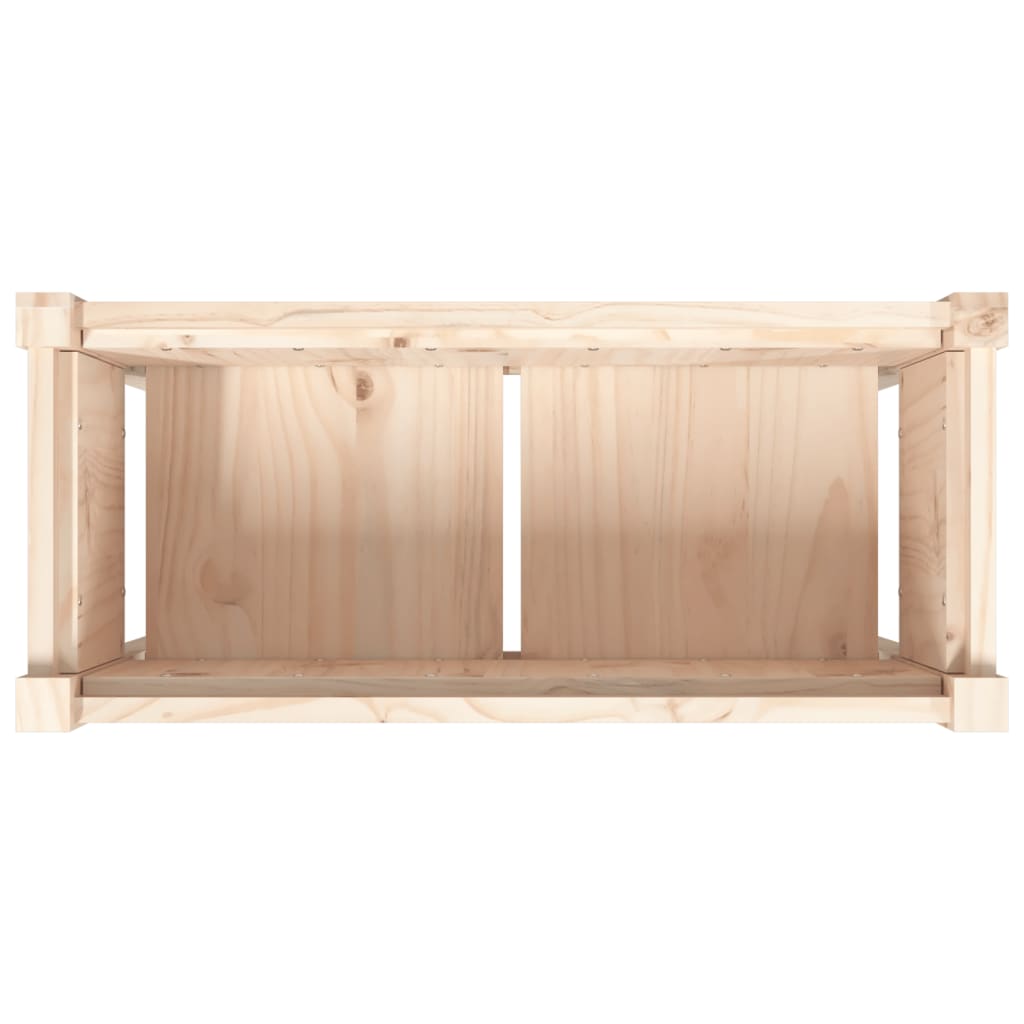 Sodo lovelis su kojelėmis, 70x31x70cm, pušies medienos masyvas Sodo lovelis su kojelėmis, 70x31x70cm, pušies medienos masyvas - Image 8