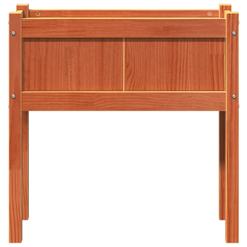 Sodo lovelis su kojelėmis, vaško rudas, 70x31x70cm, pušis Sodo lovelis su kojelėmis, vaško rudas, 70x31x70cm, pušis - Image 5
