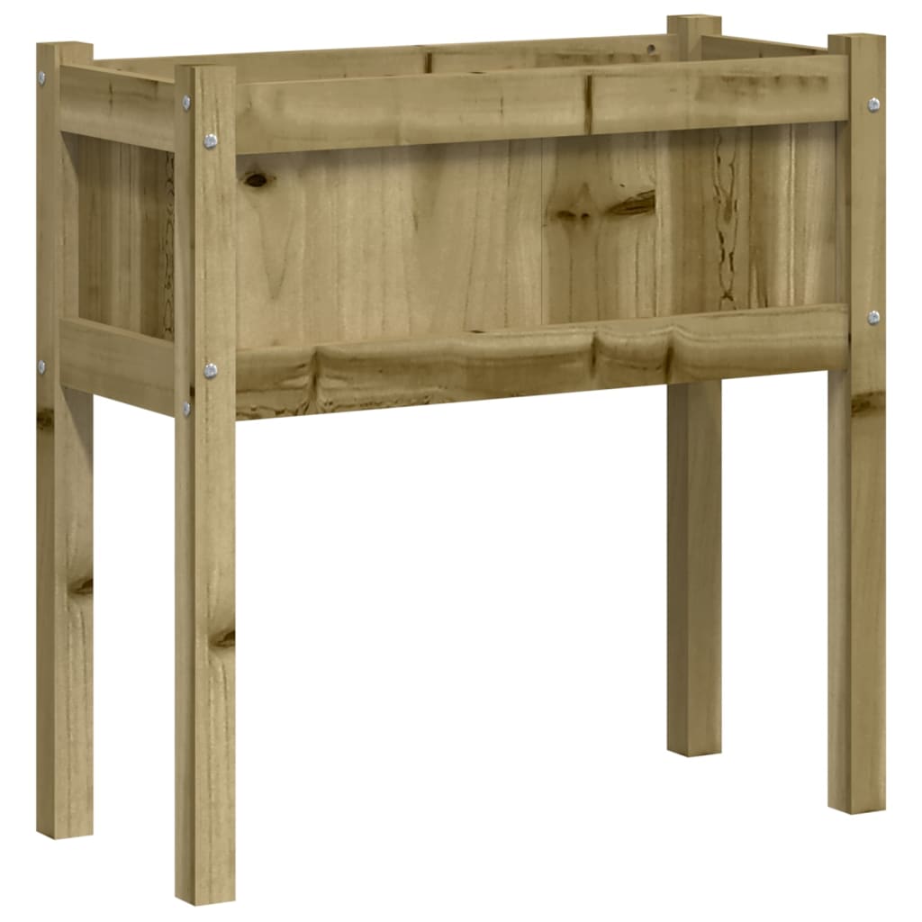 Sodo lovelis su kojelėmis, 70x31x70cm, impregnuota pušis Sodo lovelis su kojelėmis, 70x31x70cm, impregnuota pušis - Image 7
