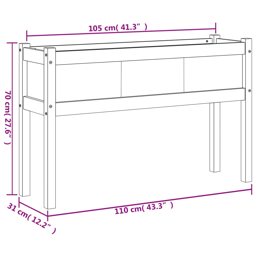 Sodo lovelis su kojelėmis, baltas, 110x31x70cm, pušies masyvas Sodo lovelis su kojelėmis, baltas, 110x31x70cm, pušies masyvas