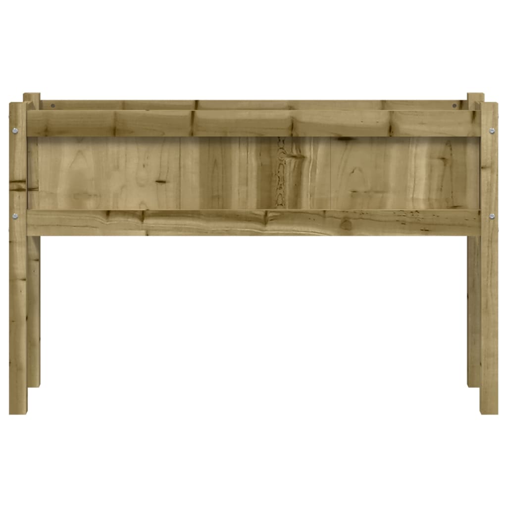 Sodo lovelis su kojelėmis, 110x31x70cm, impregnuota pušis Sodo lovelis su kojelėmis, 110x31x70cm, impregnuota pušis - Image 5