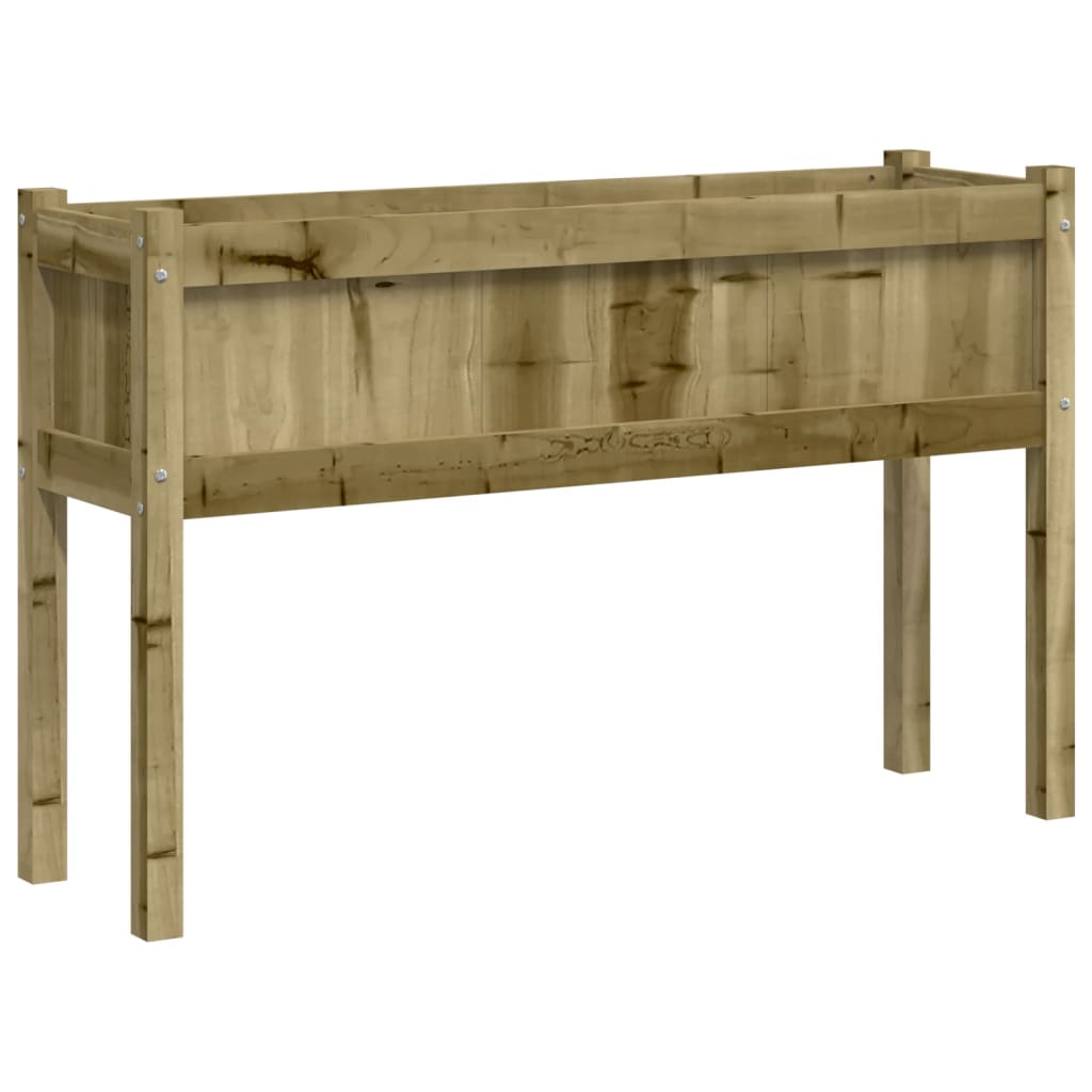 Sodo lovelis su kojelėmis, 110x31x70cm, impregnuota pušis Sodo lovelis su kojelėmis, 110x31x70cm, impregnuota pušis - Image 7