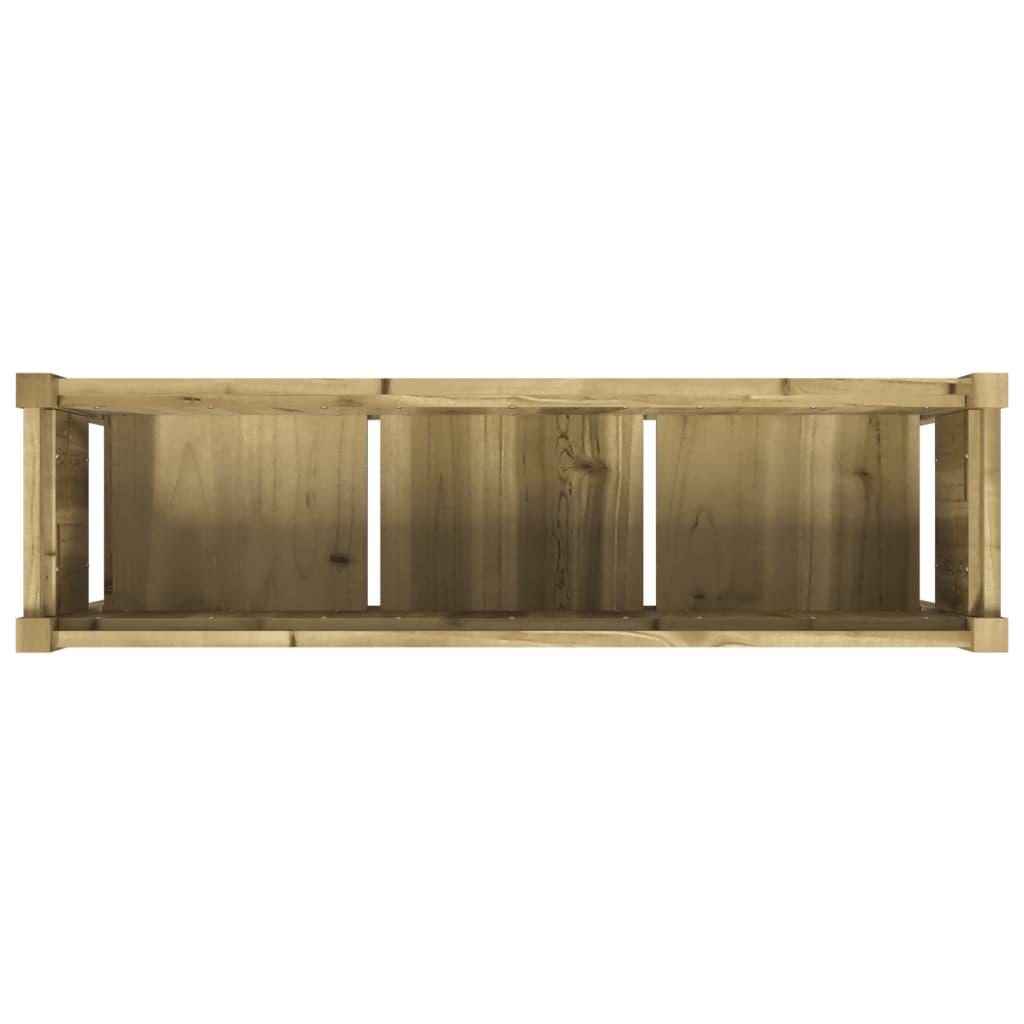 Sodo lovelis su kojelėmis, 110x31x70cm, impregnuota pušis Sodo lovelis su kojelėmis, 110x31x70cm, impregnuota pušis - Image 8