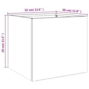 Loveliai, 2vnt., sidabriniai, 32x30x29cm, galvanizuotas plienas