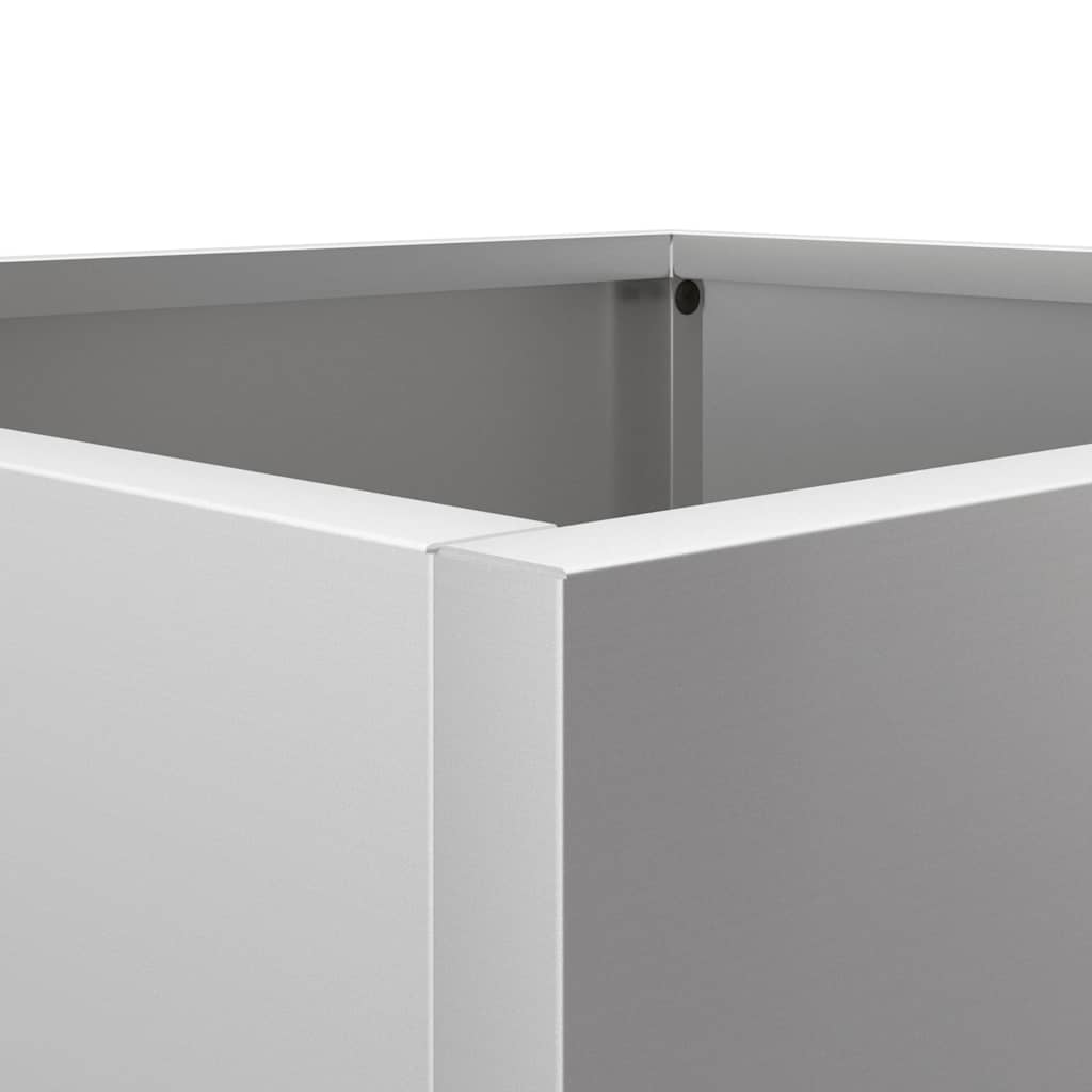 Lovelis, sidabrinis, 32x29x75cm, galvanizuotas plienas Lovelis, sidabrinis, 32x29x75cm, galvanizuotas plienas - Image 8