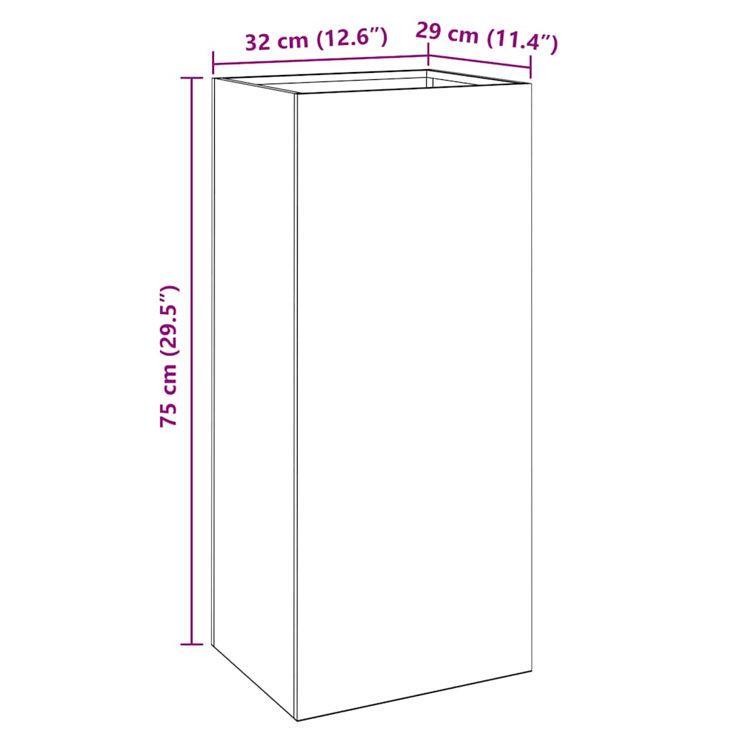 Lovelis, sidabrinis, 32x29x75cm, galvanizuotas plienas Lovelis, sidabrinis, 32x29x75cm, galvanizuotas plienas
