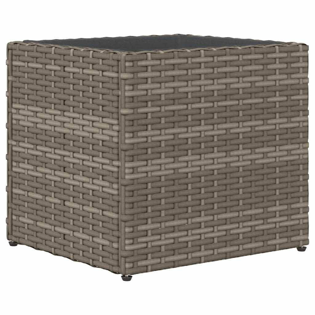 Sodo loveliai, 2vnt., pilkos spalvos, 36x30x32cm, poliratanas Sodo loveliai, 2vnt., pilkos spalvos, 36x30x32cm, poliratanas - Image 8