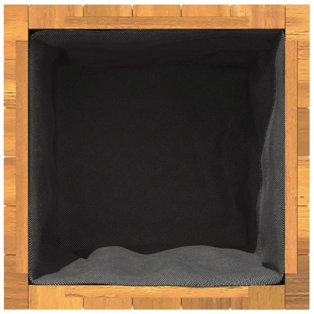 Sodo lovelis, 25x25x25cm, akacijos medienos masyvas Sodo lovelis, 25x25x25cm, akacijos medienos masyvas - Image 8