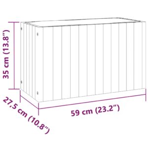 Sodo lovelis, 59x27,5x35cm, akacijos medienos masyvas