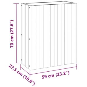 Sodo lovelis, 59x27,5x70cm, akacijos medienos masyvas