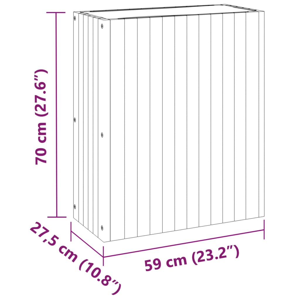 Sodo lovelis, 59×27,5x70cm, akacijos medienos masyvas Sodo lovelis, 59x27,5x70cm, akacijos medienos masyvas