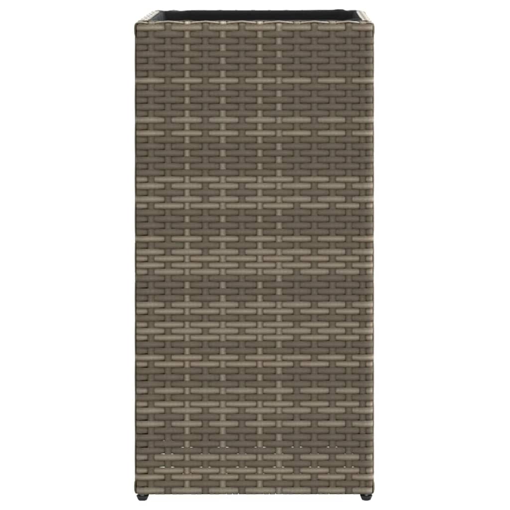 Sodo lovelis, pilkos spalvos, 30x30x60cm, poliratanas Sodo lovelis, pilkos spalvos, 30x30x60cm, poliratanas - Image 5