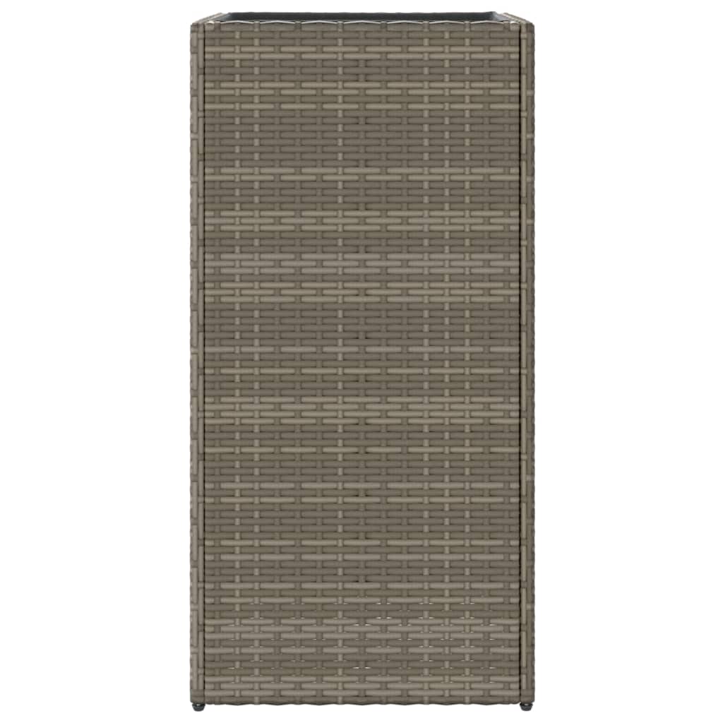 Sodo lovelis, pilkos spalvos, 40x40x80cm, poliratanas Sodo lovelis, pilkos spalvos, 40x40x80cm, poliratanas - Image 6