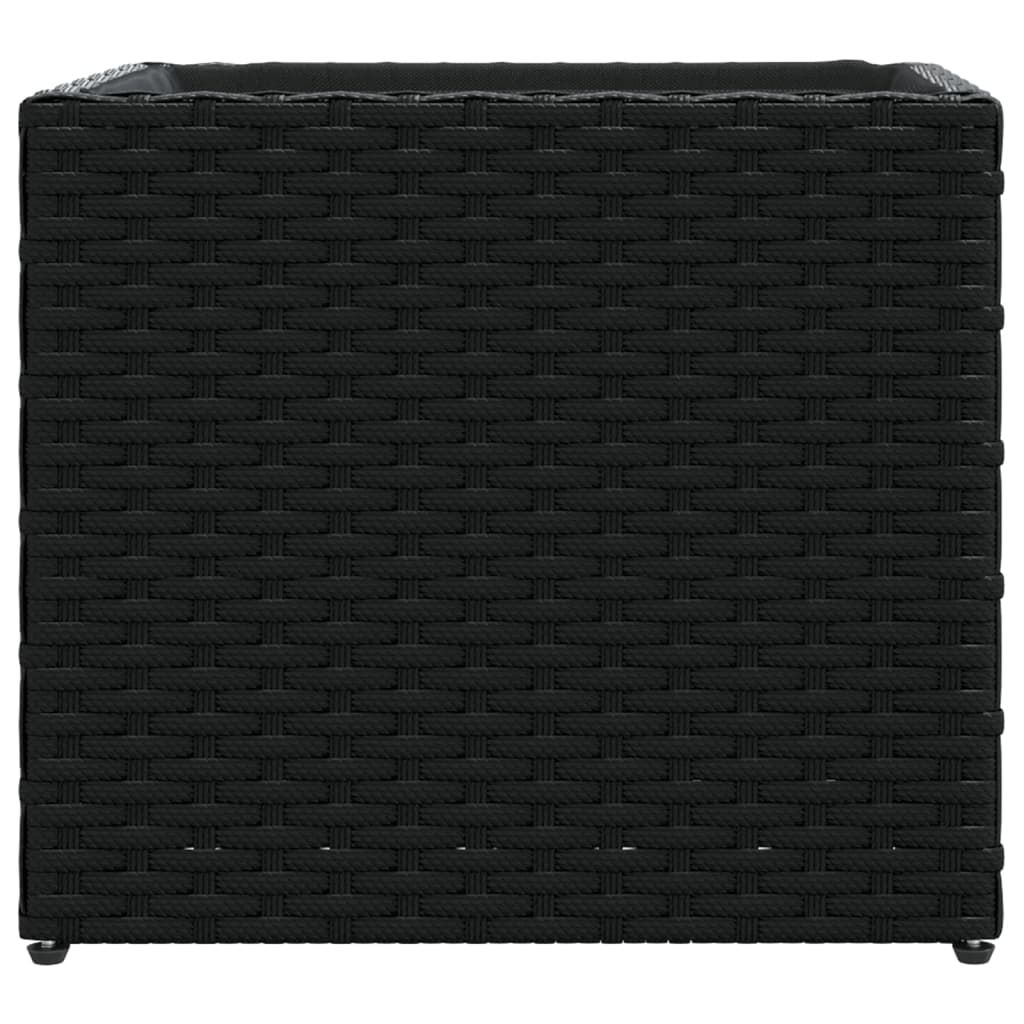 Sodo lovelis, juodos spalvos, 36x30x32cm, poliratanas Sodo lovelis, juodos spalvos, 36x30x32cm, poliratanas - Image 5