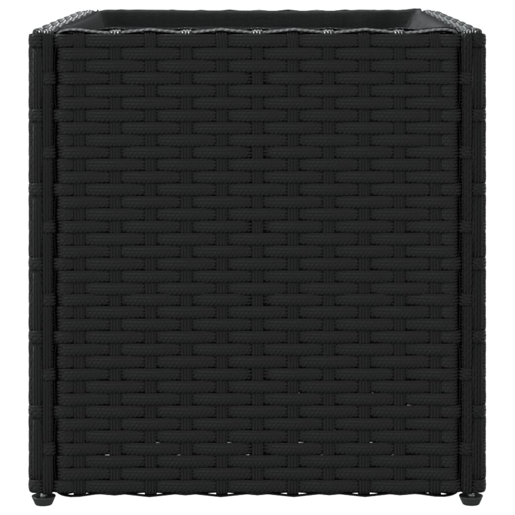 Sodo lovelis, juodos spalvos, 36x30x32cm, poliratanas Sodo lovelis, juodos spalvos, 36x30x32cm, poliratanas - Image 6