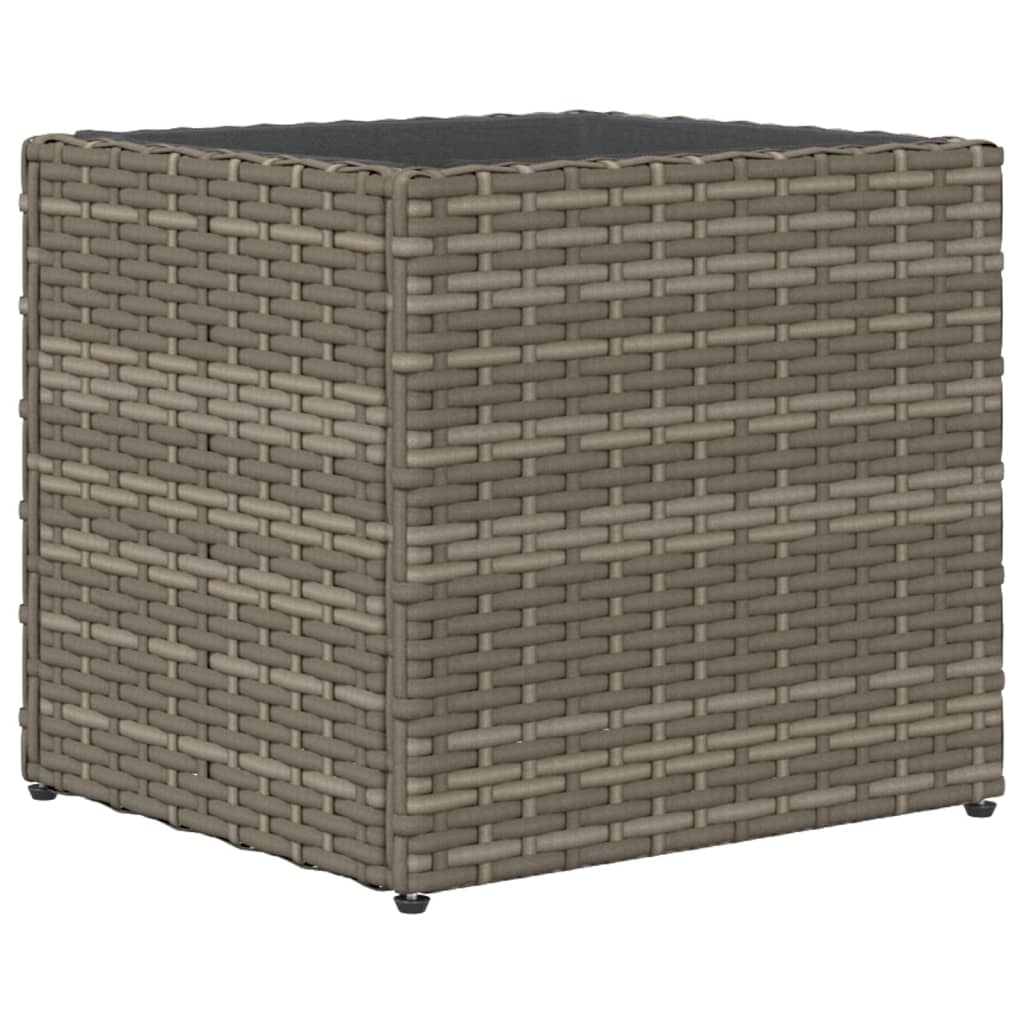 Sodo lovelis, pilkos spalvos, 36x30x32cm, poliratanas Sodo lovelis, pilkos spalvos, 36x30x32cm, poliratanas - Image 7