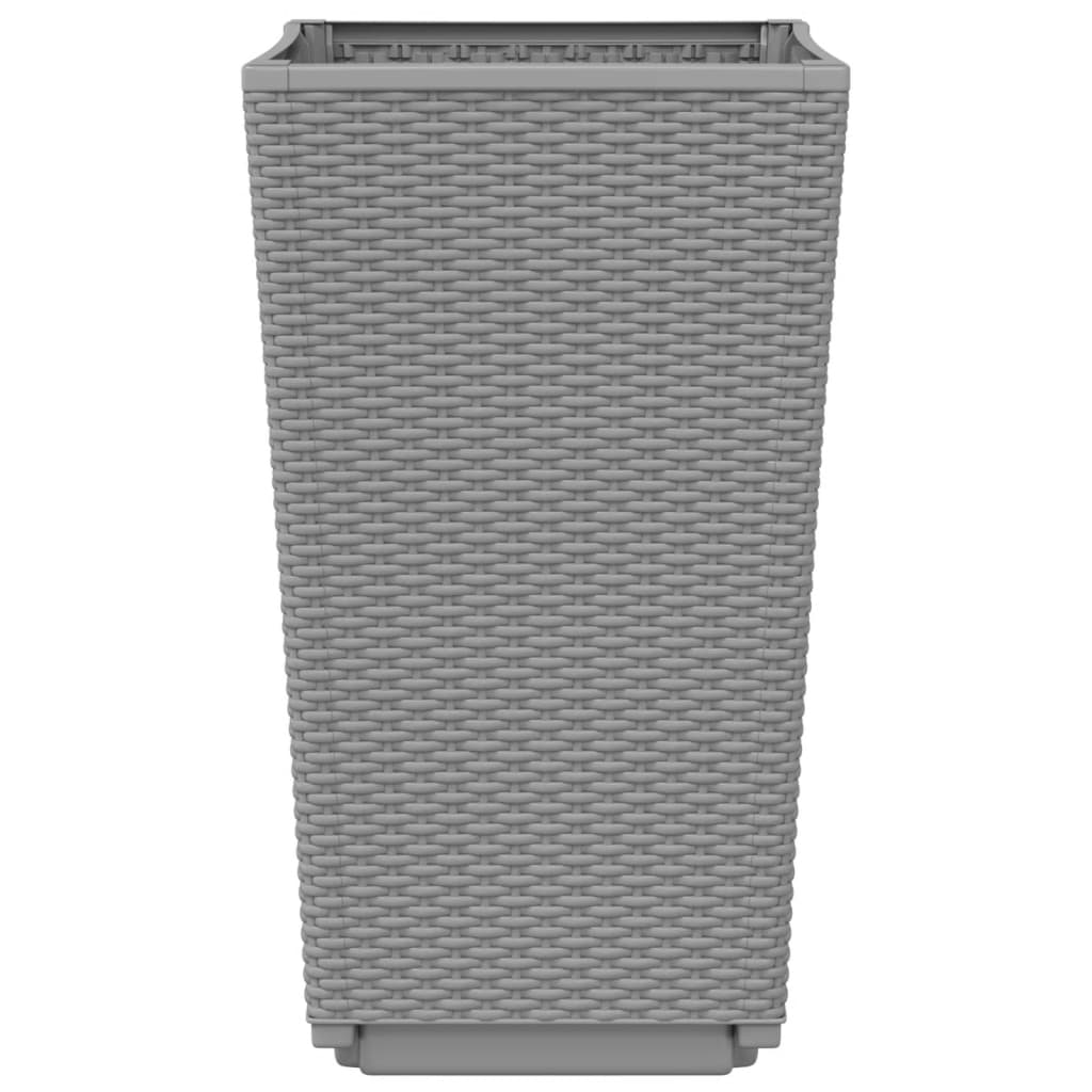 Sodo loveliai, 2vnt., šviesiai pilki, 32,5×32,5x57cm, PP Sodo loveliai, 2vnt., šviesiai pilki, 32,5x32,5x57cm, PP - Image 6