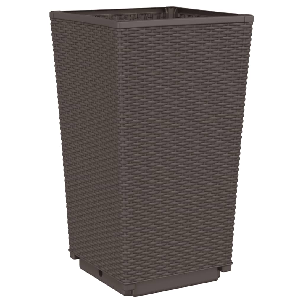 Sodo loveliai, 2vnt., rudos spalvos, 32,5×32,5x57cm, PP Sodo loveliai, 2vnt., rudos spalvos, 32,5x32,5x57cm, PP - Image 4