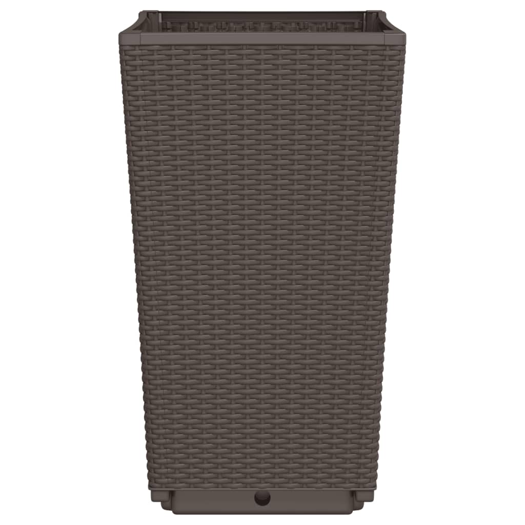 Sodo loveliai, 2vnt., rudos spalvos, 32,5×32,5x57cm, PP Sodo loveliai, 2vnt., rudos spalvos, 32,5x32,5x57cm, PP - Image 5