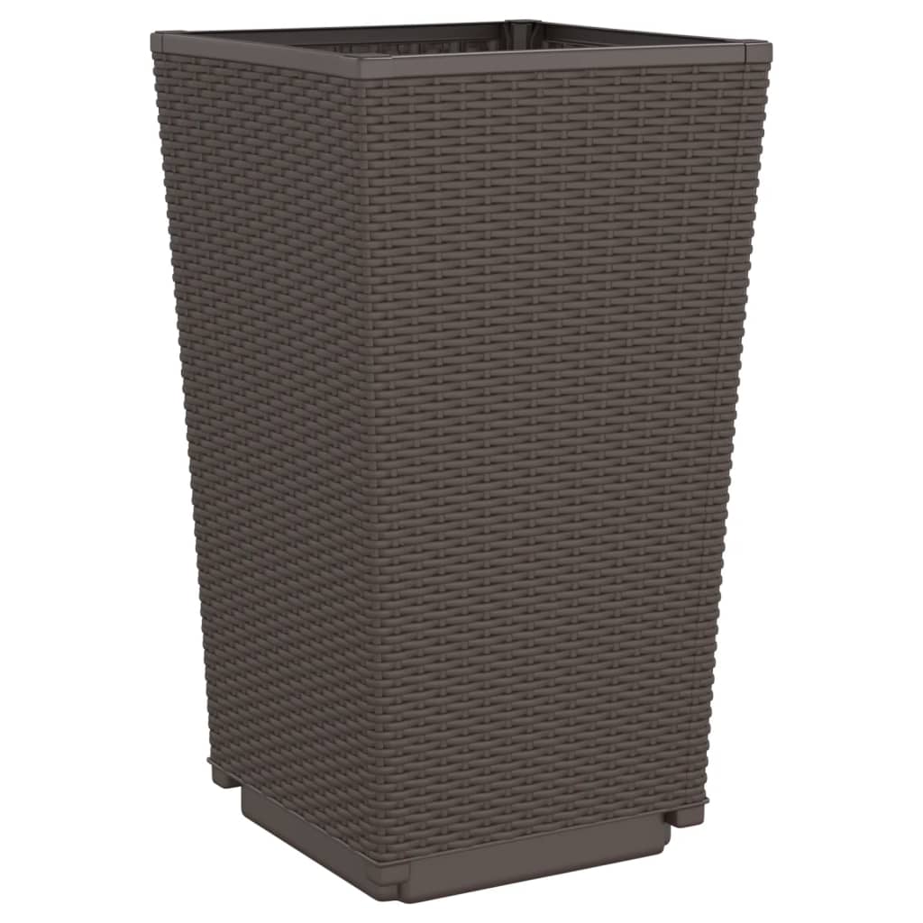 Sodo loveliai, 2vnt., rudos spalvos, 32,5×32,5x57cm, PP Sodo loveliai, 2vnt., rudos spalvos, 32,5x32,5x57cm, PP - Image 7