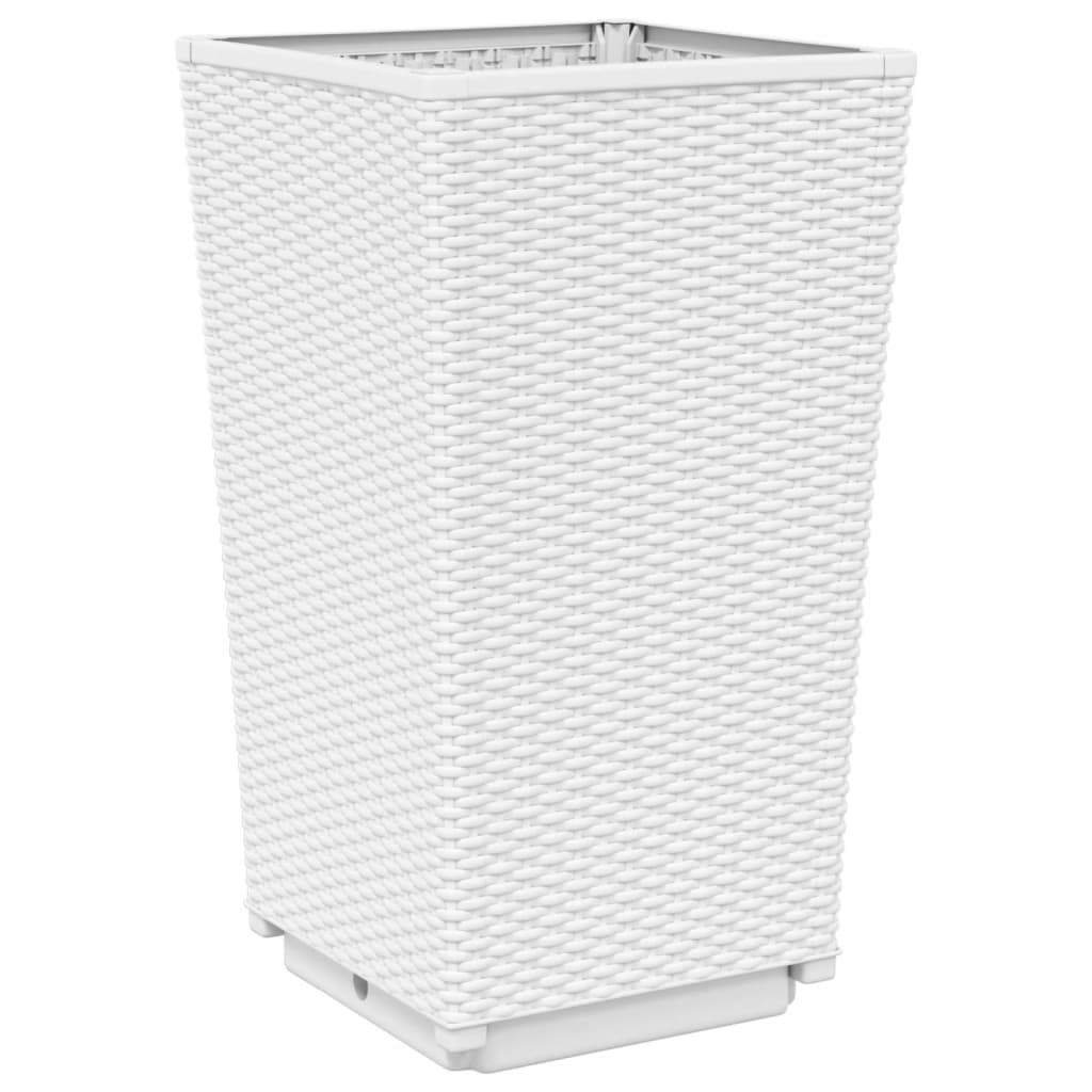 Sodo loveliai, 4vnt., baltos spalvos, 32,5×32,5x57cm, PP Sodo loveliai, 4vnt., baltos spalvos, 32,5x32,5x57cm, PP - Image 4
