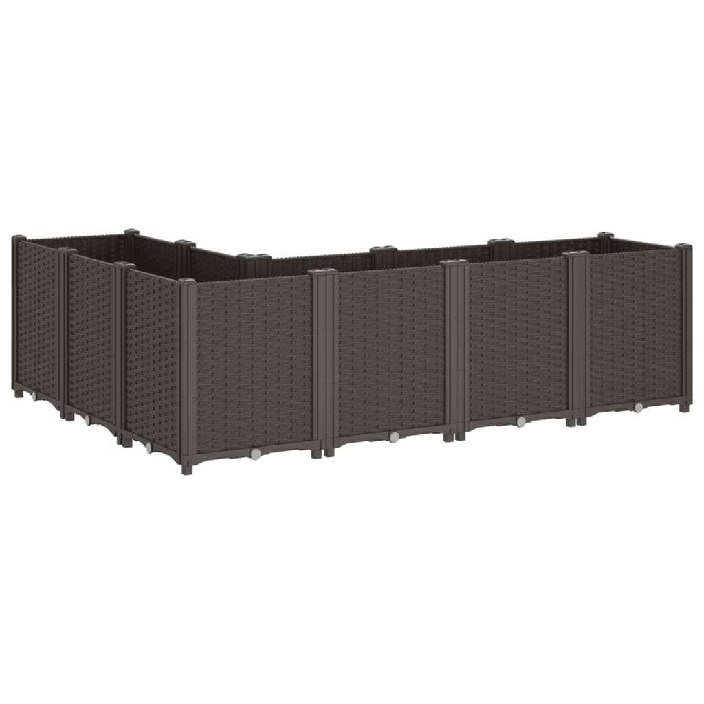Sodo lovelis, rudos spalvos, 160x120x53cm, PP Sodo lovelis, rudos spalvos, 160x120x53cm, PP - Image 5