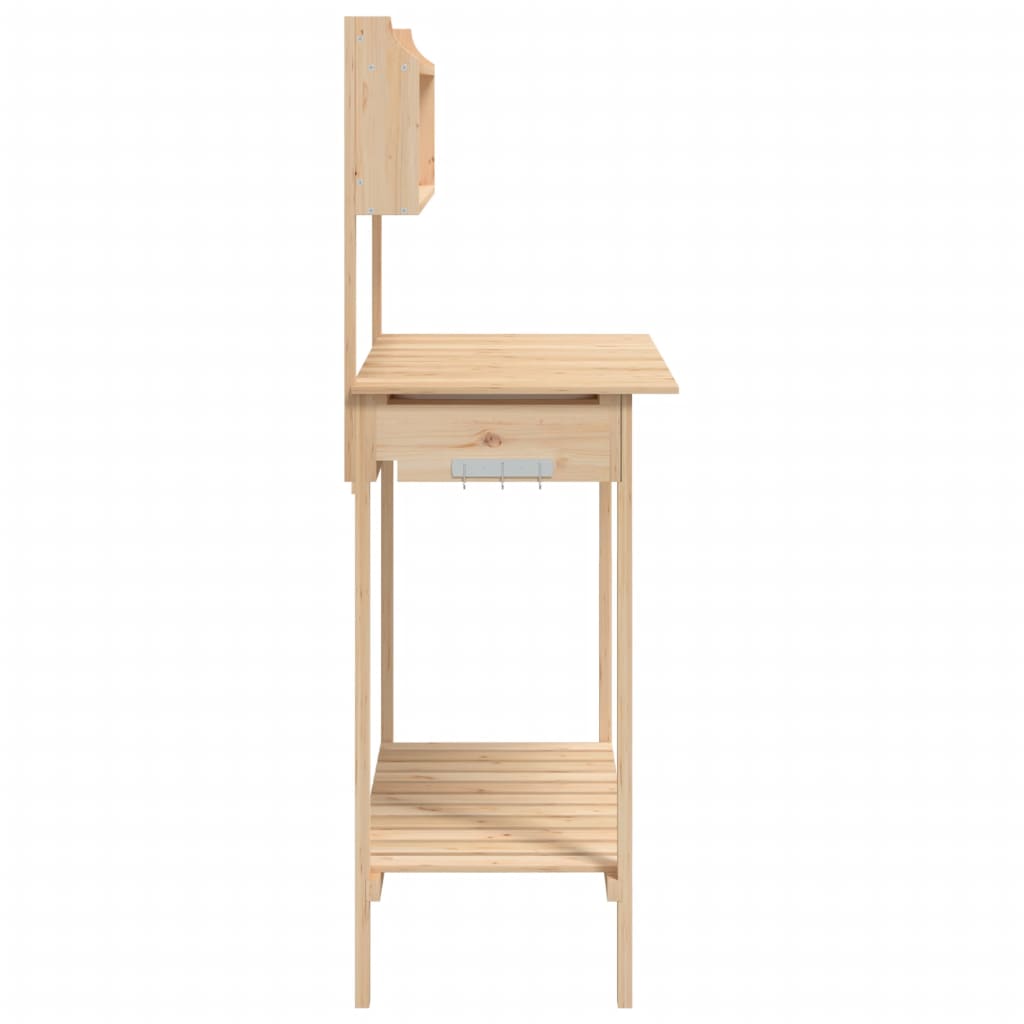 Sodinimo stalas su plautuve, 147,5x44x139,5cm, eglės masyvas Sodinimo stalas su plautuve, 147,5x44x139,5cm, eglės masyvas - Image 8