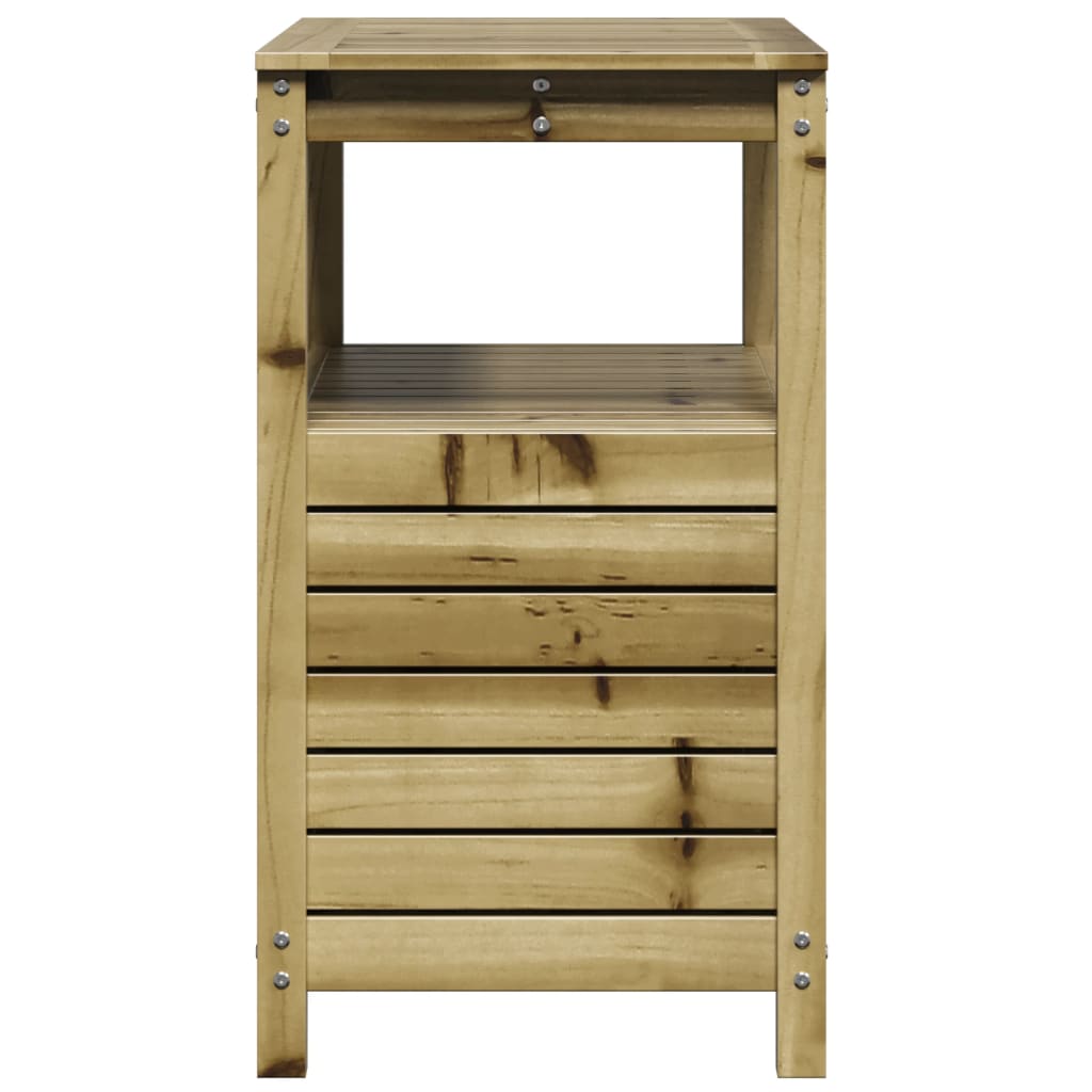 Sodinimo stalas su lentynomis, 82,5x45x81cm, pušis Sodinimo stalas su lentynomis, 82,5x45x81cm, pušis - Image 6