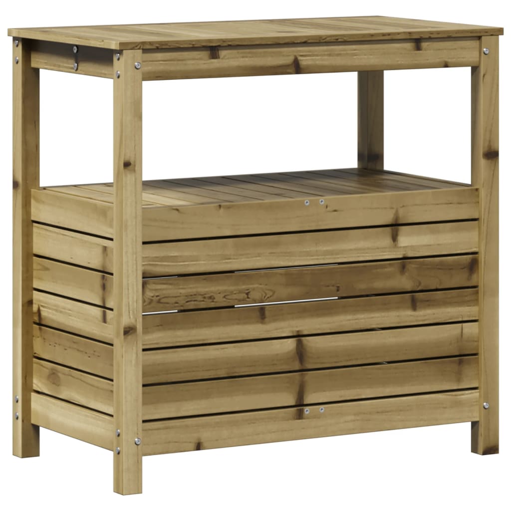 Sodinimo stalas su lentynomis, 82,5x45x81cm, pušis Sodinimo stalas su lentynomis, 82,5x45x81cm, pušis - Image 7